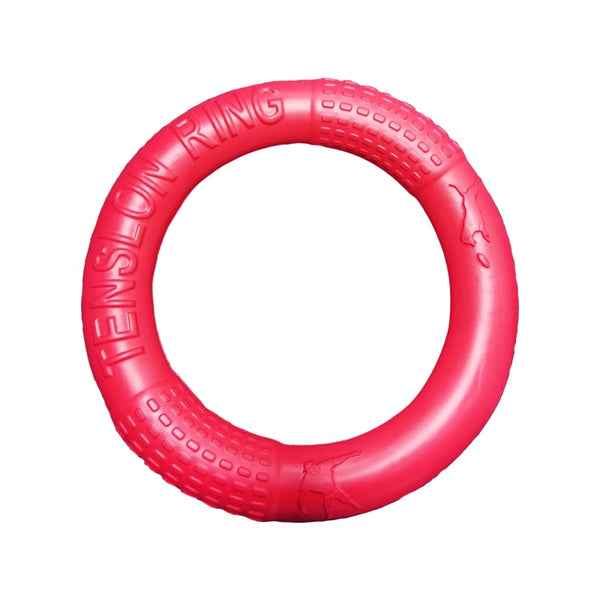 Dog Training Ring Puller Toy Bite Resistant Rubber Toys
