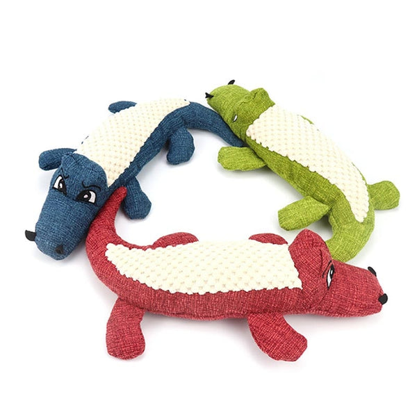 Crocodile Shape Soft Plush Toys for Pets