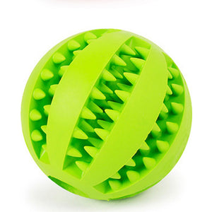 Rubber Treat Ball Toys for Dog, Puppy Tooth Cleaning Snack Ball