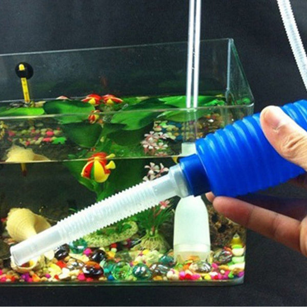 Semi Automatic Aquarium Cleaning Vacuum Water Change Manual Pump Cleaner