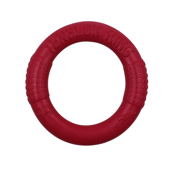 Dog Training Ring Puller Toy Bite Resistant Rubber Toys