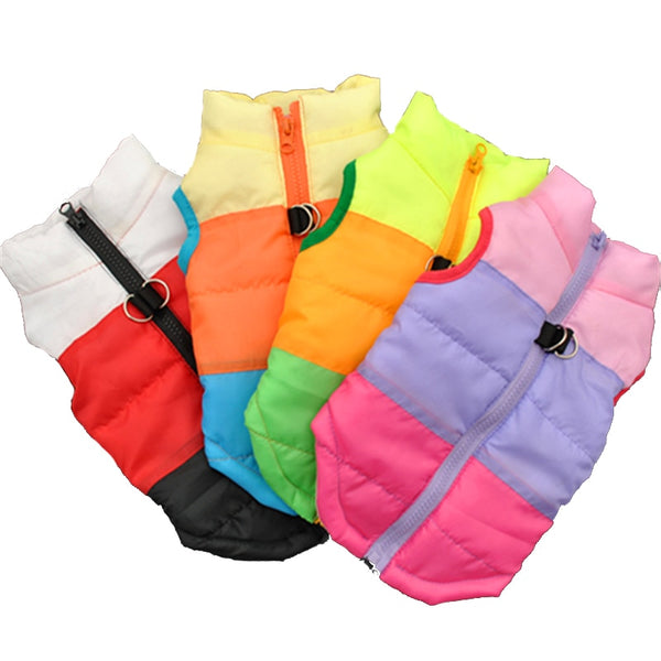 Windproof Winter Pet Jacket Padded Clothes
