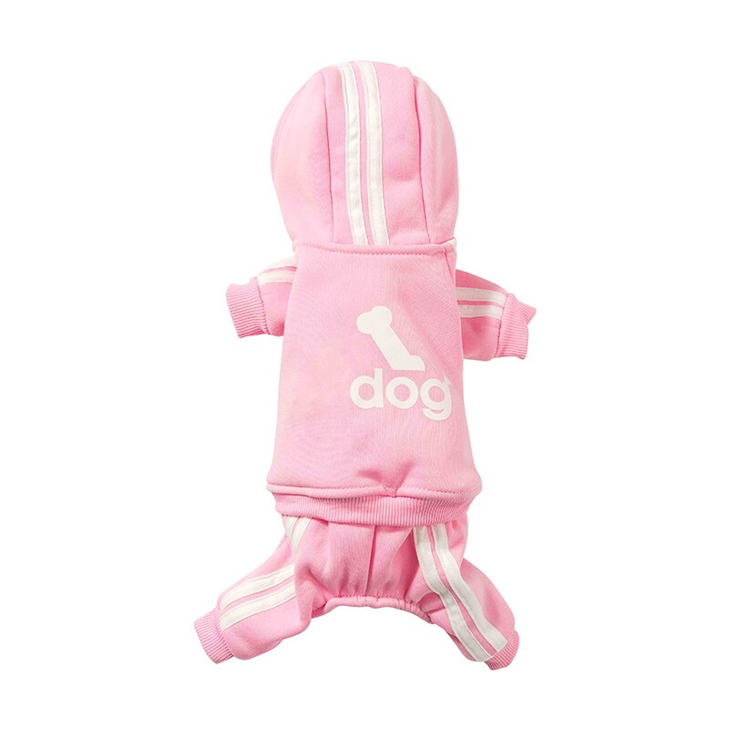 Track Suit for Small to Medium Size Dogs, Clothing Costume Jumpsuit Outfit