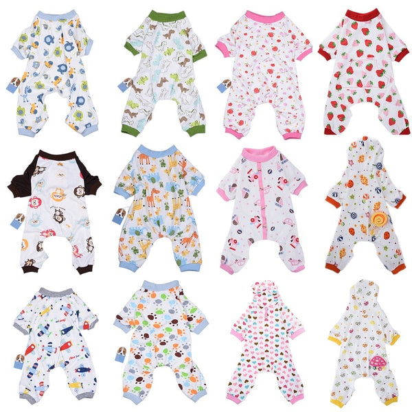 Pet Pajama Style Jumpsuit For Small Dogs