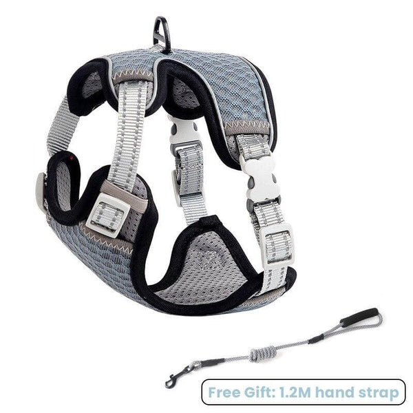 Adjustable Mesh Harness For Cats Reflective Vest Harness and Leash Set