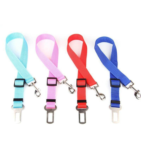 Adjustable Safety Seat Belt Nylon Car Seat Leash for Dogs