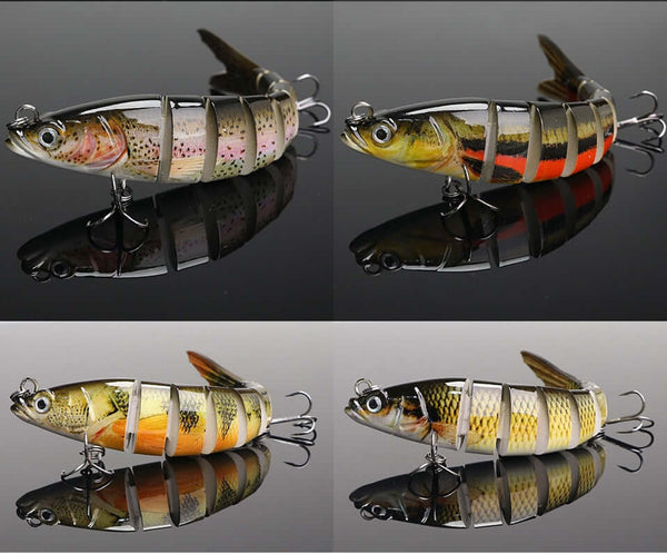 10/14cm Sinking Wobblers Fishing Lures Jointed Crankbait