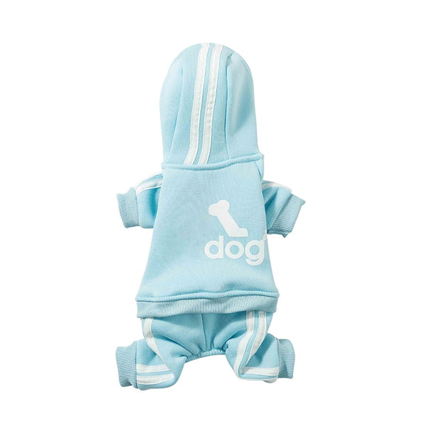 Track Suit for Small to Medium Size Dogs, Clothing Costume Jumpsuit Outfit