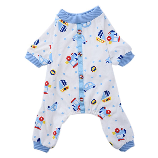 Pet Pajama Style Jumpsuit For Small Dogs
