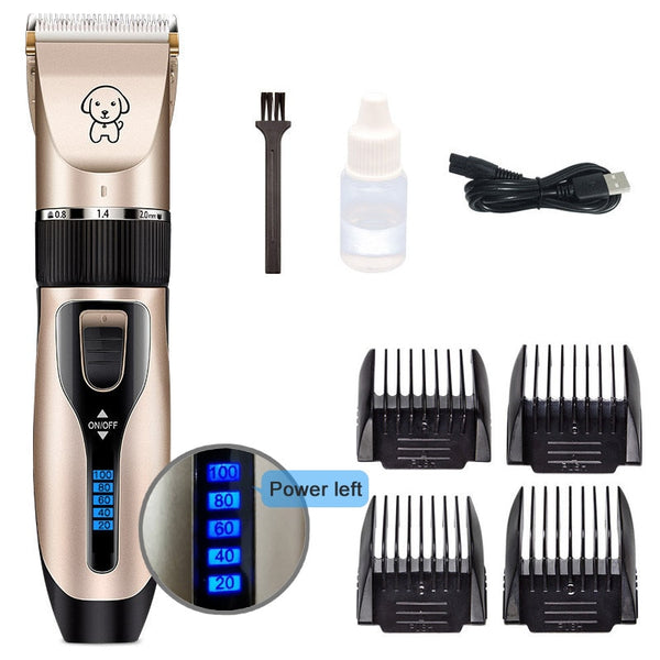 Wireless Rechargeable Pet Grooming Clipper, Trimmer, Shaver Sets