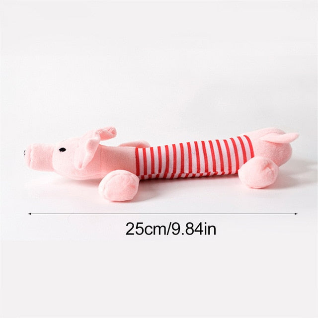 Duck, Elephant, Pig Plush Chewing Toy for Dogs, Cats