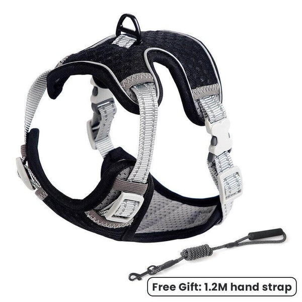 Adjustable Mesh Harness For Cats Reflective Vest Harness and Leash Set