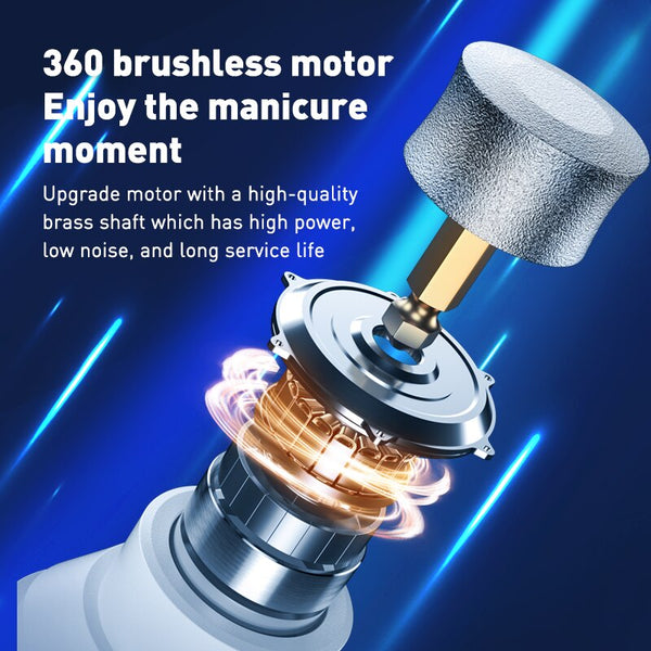 Rechargeable Dog Nail Grinder Electric Pet Nail Clipper, Trimmer Automatic Claws Cutter