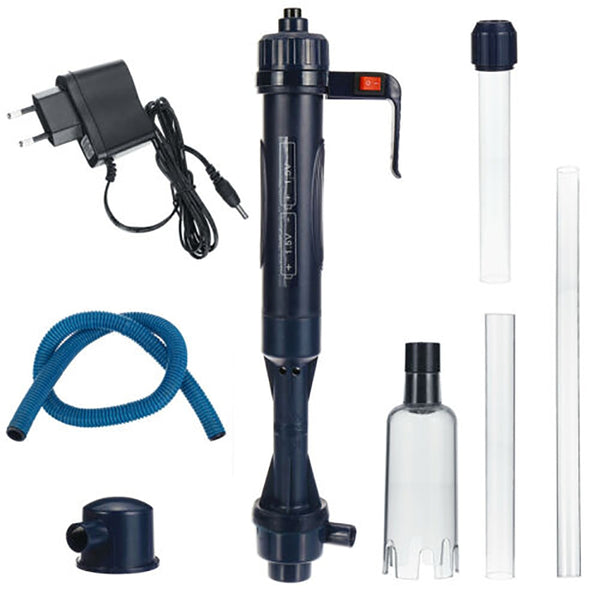 Electric Aquarium Water Change Pump Cleaning Tool Gravel Cleaner Siphon for Fish Tank