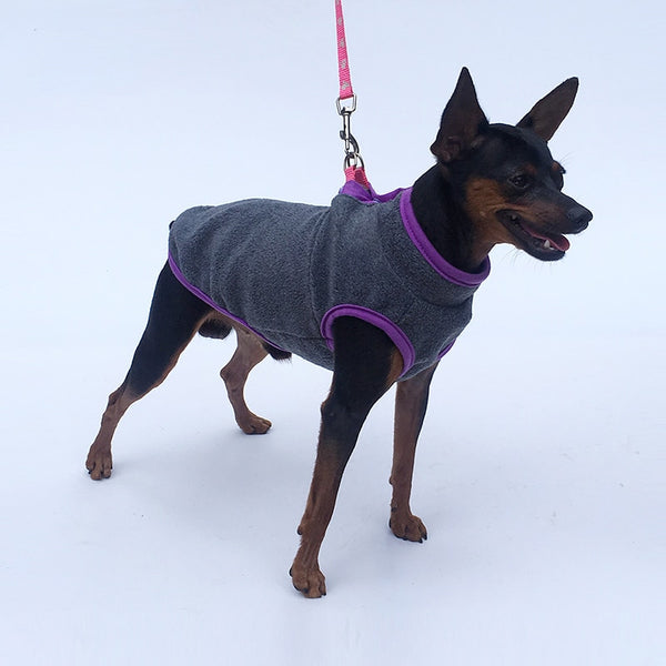 Dog Clothes Winter Autumn Warm Fleece Vest T-Shirt