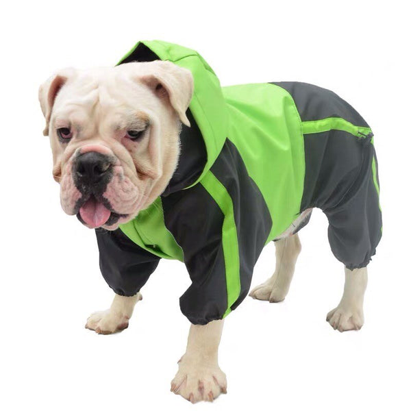 Waterproof Raincoat Jumpsuit For Small Medium Large Dogs Outdoor Pet Clothes