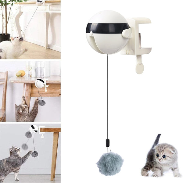 Interactive Cat Ball Toy Electric Automatic Lifting Teaser Toys for Kittens