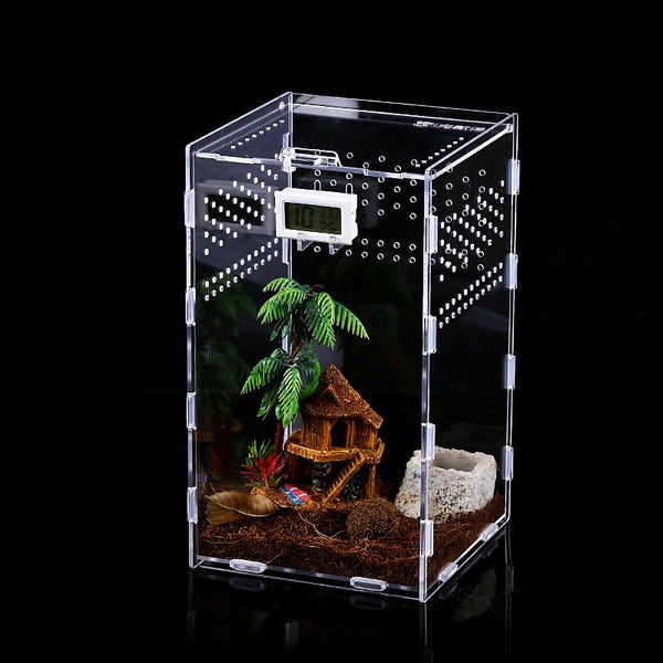 Transparent Acrylic Reptile Breeding Box Various Sizes