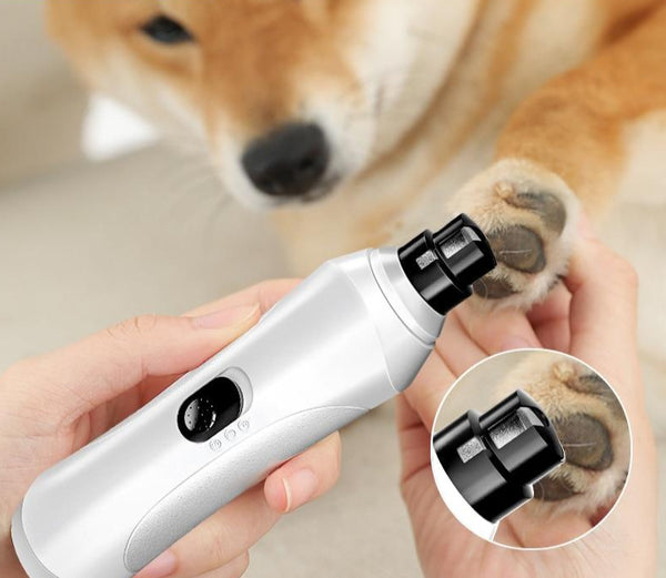Rechargeable Dog Nail Grinder Electric Pet Nail Clipper, Trimmer Automatic Claws Cutter