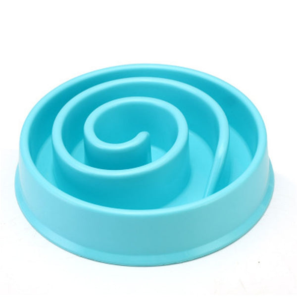 Portable Pet Feeding Bowls Slow Down Eating Food Dishes - in Various Shapes and Colors