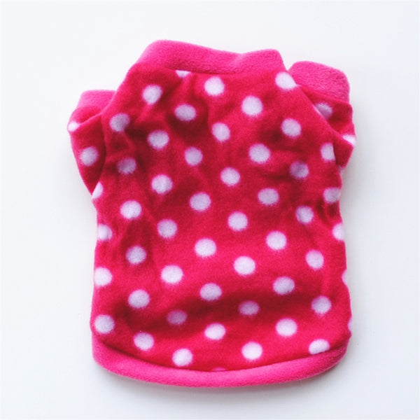 Warm Fleece Dog Pullover Clothes