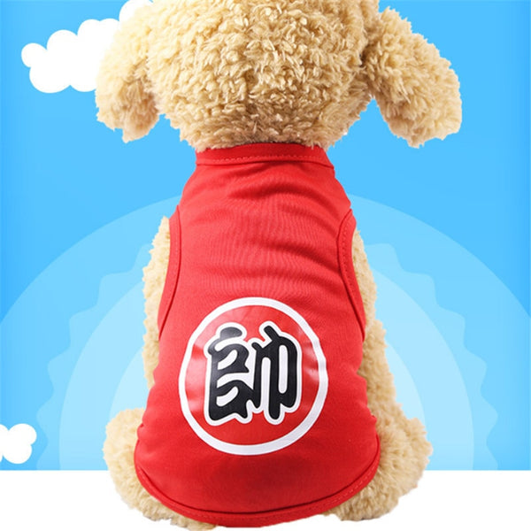 Pets Cartoon Fashion T Shirts for Dogs, Cats