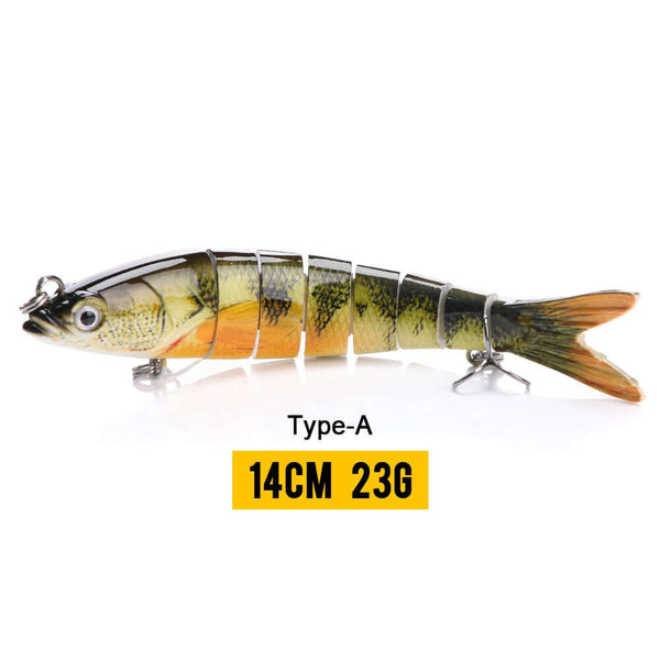 10/14cm Sinking Wobblers Fishing Lures Jointed Crankbait