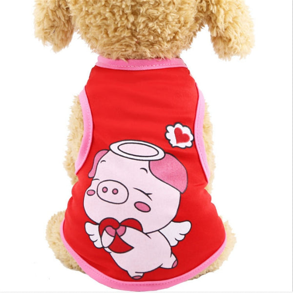 Pets Cartoon Fashion T Shirts for Dogs, Cats