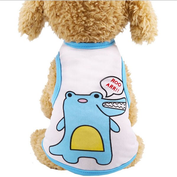 Pets Cartoon Fashion T Shirts for Dogs, Cats