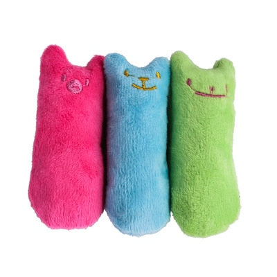 Small Interactive Catnip Plush Chewing Toys for Cats