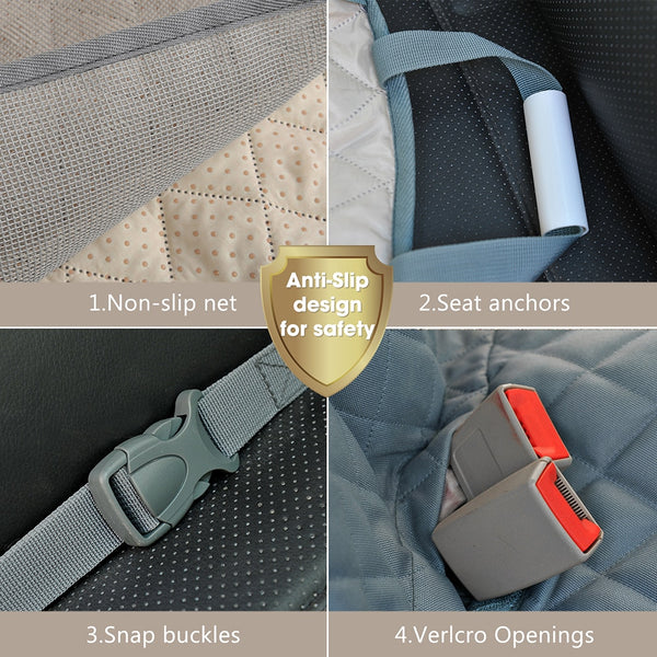 Dog Car Back Seat Cover Waterproof Pet Transport Backseat Protector Mat