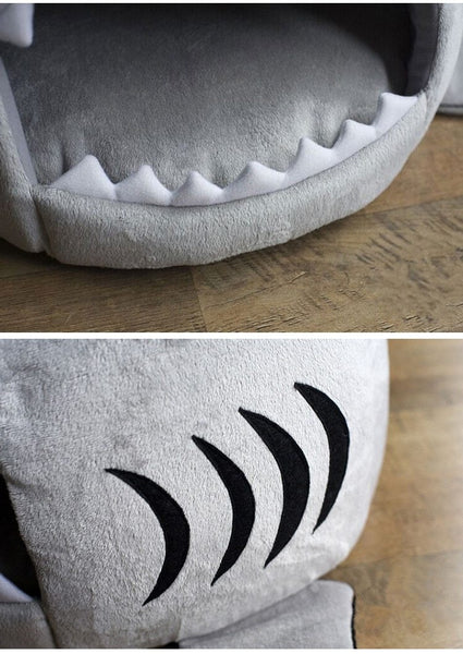 Cat's Shark Shaped Bed House Sweet Basket Nest