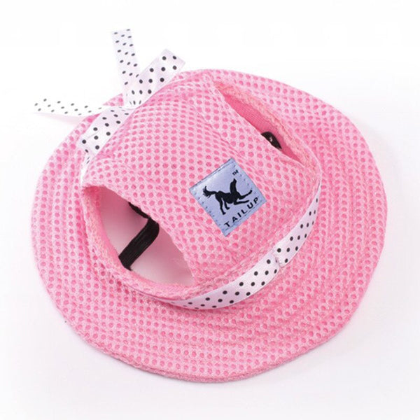 Funny Summer Dog Hat, Pets Princess Cap, Breathable Mesh