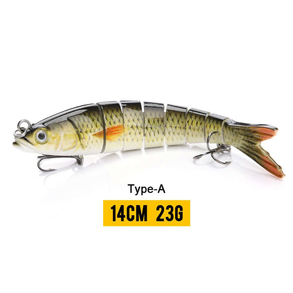 10/14cm Sinking Wobblers Fishing Lures Jointed Crankbait