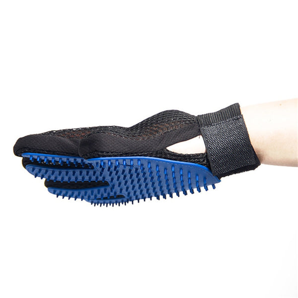 Pet Grooming Gloves Silicone Brush Comb Deshedding Hair for Dogs, Cats