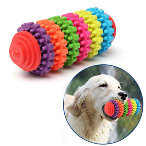 Dog Chew Play Toy Durable Rubber Dental Teeth/Gums Cleaning Interactive Toys - 2 Piece