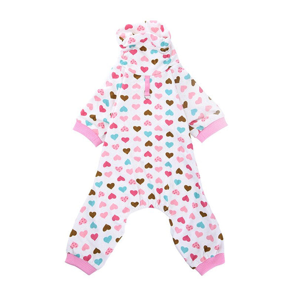 Pet Pajama Style Jumpsuit For Small Dogs