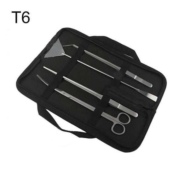 Aquarium Tools Set Plants Tweezers and Scissors Grass Cutting Stainless Steel Cleaning Tools