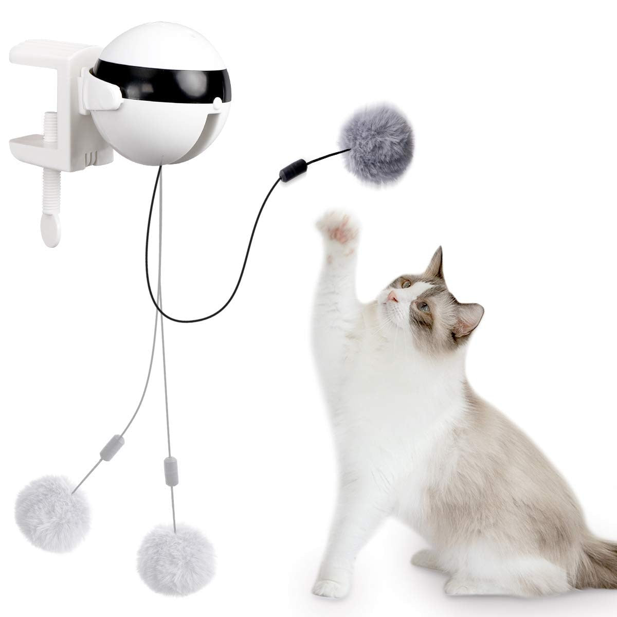 Interactive Cat Ball Toy Electric Automatic Lifting Teaser Toys for Kittens