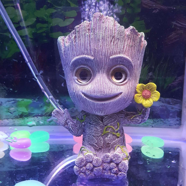 Baby Groot Plant Holder Aquarium Decoration Ornament