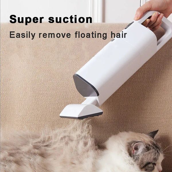 Portable Pet Electric Wireless Vacuum Cleaner Cat, Dog Hair Cleaning