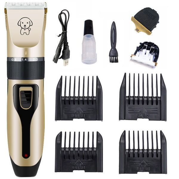 Wireless Rechargeable Pet Grooming Clipper, Trimmer, Shaver Sets