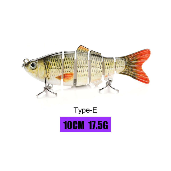 10/14cm Sinking Wobblers Fishing Lures Jointed Crankbait