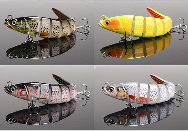 10/14cm Sinking Wobblers Fishing Lures Jointed Crankbait