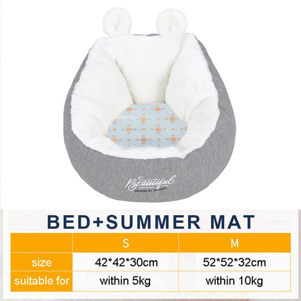 Cat Warming Soft Material Sleeping Bag Pet Cushion Bed