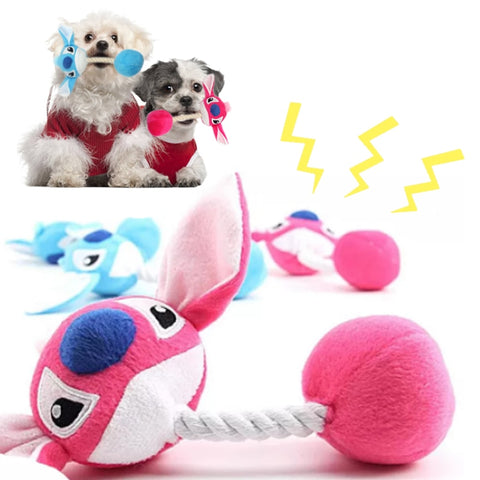 Stitch Plush Rope Knot Toy for Dogs and Cats