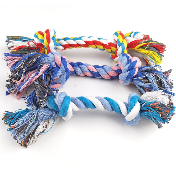 Rugged Braided Rope Knotted Bite, Chewing Toys for Small Dogs