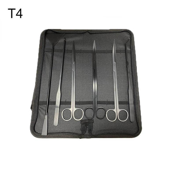 Aquarium Tools Set Plants Tweezers and Scissors Grass Cutting Stainless Steel Cleaning Tools