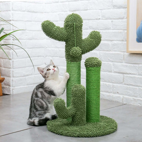 Cactus Cat Tree Scratcher Post - In Multiple Sizes