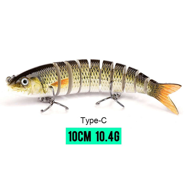 10/14cm Sinking Wobblers Fishing Lures Jointed Crankbait